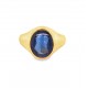 Pre Owned 9ct Sapphire Signet Ring ZX938